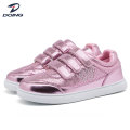 glänzendes Pu -Mädchen lässige Skateboard -Sneaker Laufen lustige Kinderschuhe